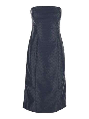 Midi Bustier Dress In Braided Eco Leather Woman - Rotate by Birger Christensen - Modalova