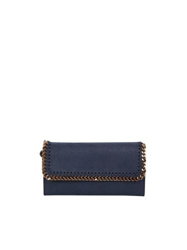 Moon Indigo And Golden Continental Falabella Wallet - Stella McCartney - Modalova