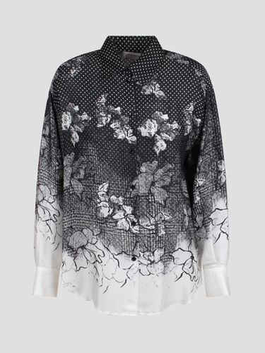 Lace-effect Flower Shirt - Ermanno Firenze - Modalova