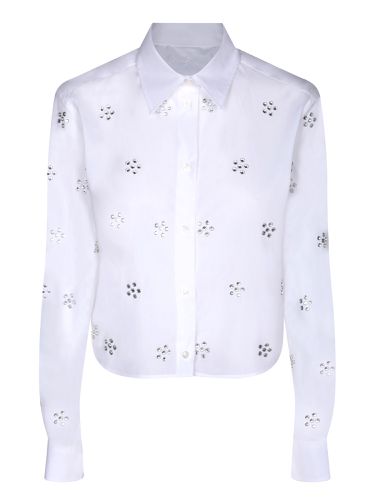 Crystal-embellished Long-sleeved Shirt - MSGM - Modalova