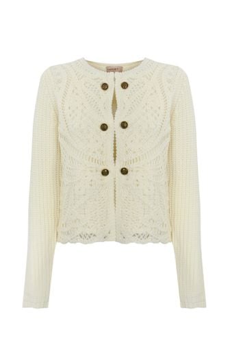 TwinSet Crochet Wool Knit Jacket - TwinSet - Modalova