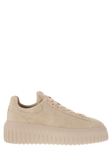 Hogan Suede H-stripes Trainers - Hogan - Modalova