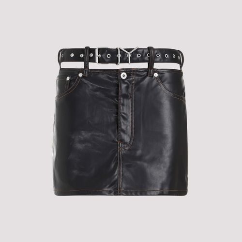 Y/project Belt Leather Mini Skirt - Y/Project - Modalova