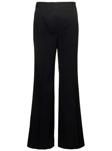 Flare Pants With Concealed Closure In Stretch Wool Woman - Stella McCartney - Modalova