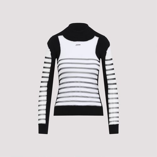 Printed mariniere Pullover - Jean Paul Gaultier - Modalova