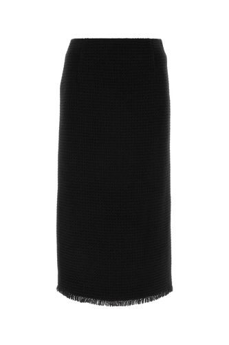 Alberta Ferretti Black Wool Skirt - Alberta Ferretti - Modalova