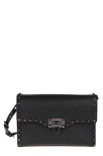 Garavani Rockstud Foldover Top Small Crossobody Bag - Valentino Garavani - Modalova