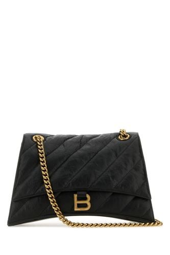 Leather Medium Crush Shoulder Bag - Balenciaga - Modalova