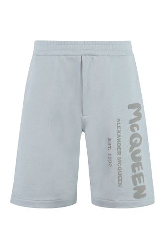 Logo Print Sweatshorts - Alexander McQueen - Modalova