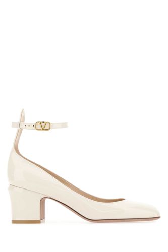 Ivory Leather Tan-go Pumps - Valentino Garavani - Modalova