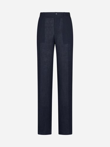 Dolce & Gabbana Linen Trousers - Dolce & Gabbana - Modalova