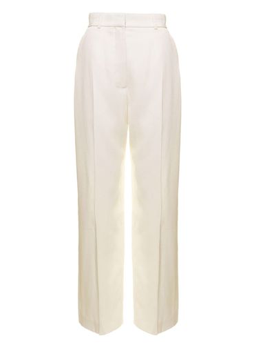 Tailored Wide Leg Trousers In Silk Blend - Casablanca - Modalova