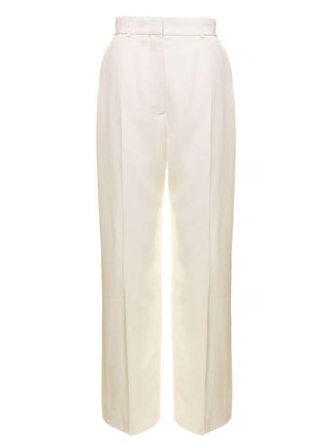 Wide Leg Tailored Trousers In Silk Blend Woman - Casablanca - Modalova