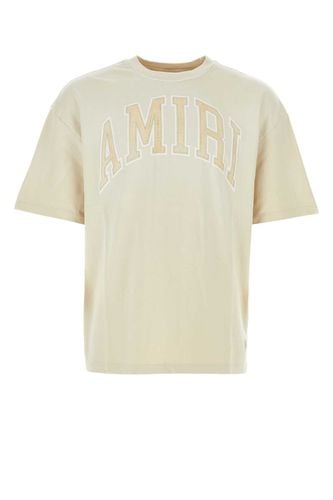 AMIRI Sand Cotton Oversize T-shirt - AMIRI - Modalova
