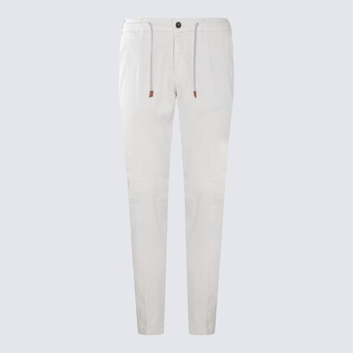 Eleventy White Cotton Pants - Eleventy - Modalova