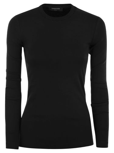 Long-sleeved T-shirt In Jersey - Fabiana Filippi - Modalova