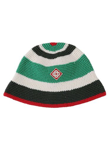 Casablanca Logo Patch Crochet Hat - Casablanca - Modalova