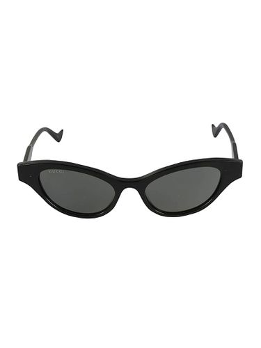 Gucci Eyewear Oval Logo Sunglasses - Gucci Eyewear - Modalova