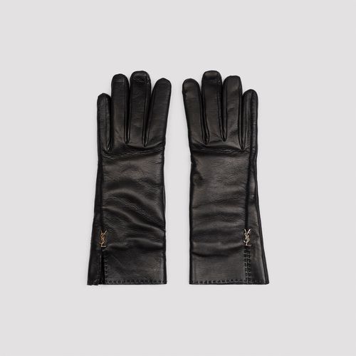 Saint Laurent Ysl Rivet Gloves - Saint Laurent - Modalova