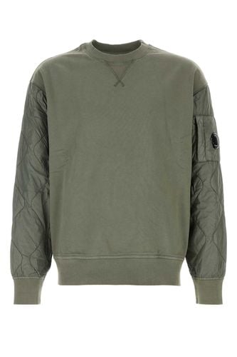 C. P. Company Army Green Cotton Sweatshirt - C.P. Company - Modalova