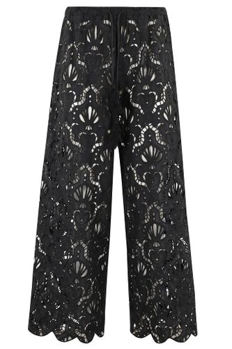 Seashell Eyelet Pants - Farm Rio - Modalova