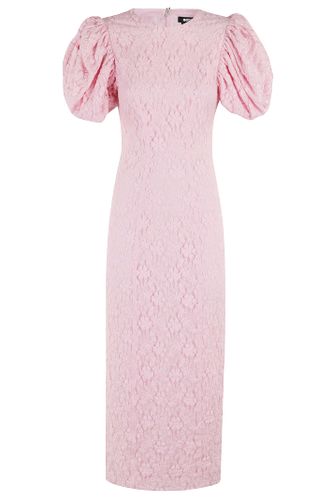 Lace Fitted Midi Dress - Rotate by Birger Christensen - Modalova