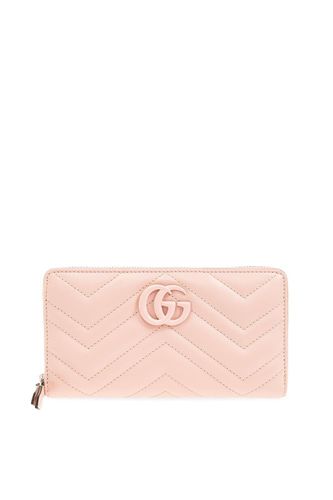 Gg Marmont Quilted Zip-around Wallet - Gucci - Modalova