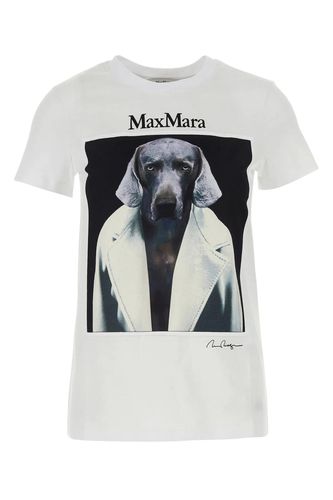 White Cotton Cipria T-shirt - Max Mara - Modalova