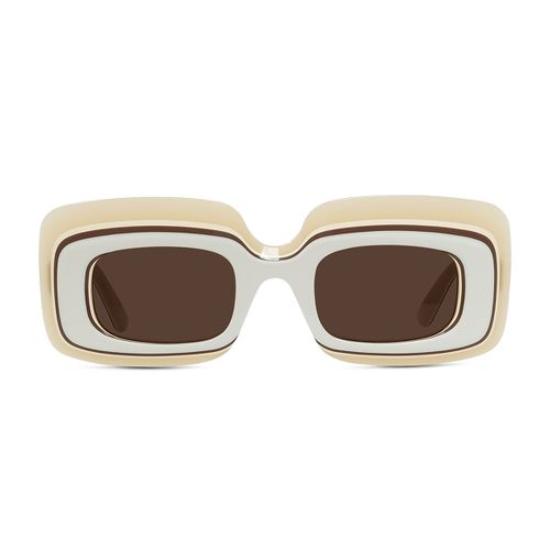 Lw40139u Curvy 25e Avorio Sunglasses - Loewe - Modalova