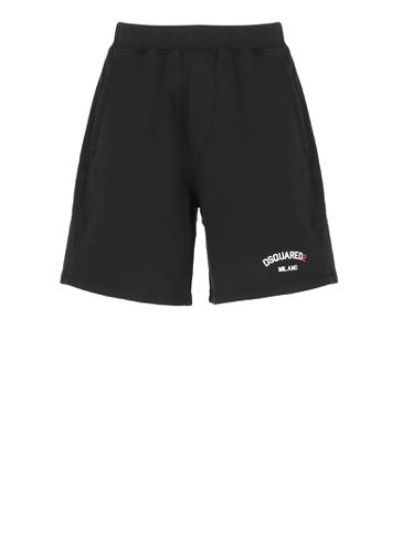 Dsquared2 Short With Logo - Dsquared2 - Modalova