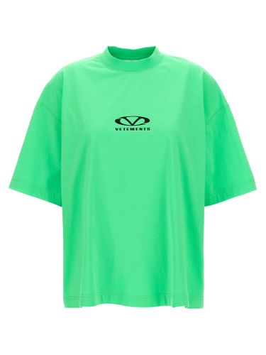 VETEMENTS oval Logo T-shirt - VETEMENTS - Modalova