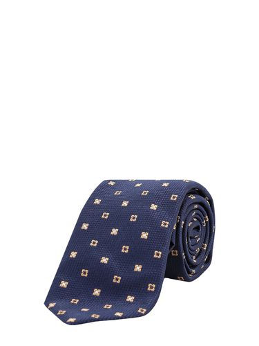 Square Motif Silk Tie - Brunello Cucinelli - Modalova