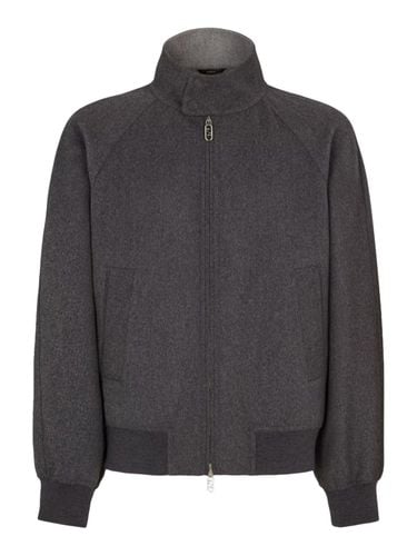 Fendi Grey Cashmere Bomber - Fendi - Modalova