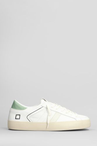 D. A.T. E. Hill Low Sneakers In White Suede And Leather - D.A.T.E. - Modalova