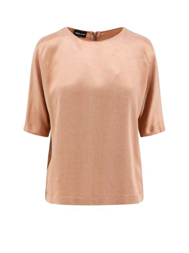 Giorgio Armani Satin Top - Giorgio Armani - Modalova