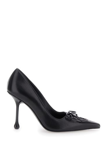 Scarlett Pumps With High Stiletto Heel And Front Laces In Leather Woman - Jimmy Choo - Modalova