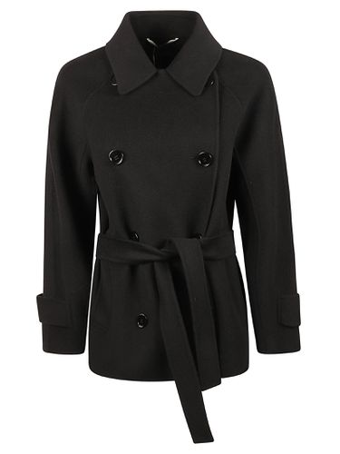 Double-breasted Tie-waist Pea Coat - 'S Max Mara - Modalova