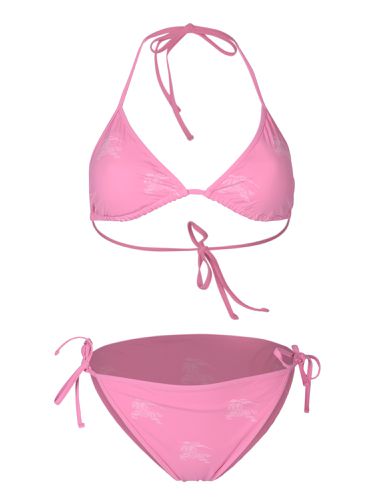 Burberry Ekd Print Pink Bikini - Burberry - Modalova