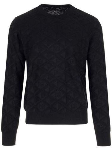 Silk Crew Neck Sweater - Dolce & Gabbana - Modalova