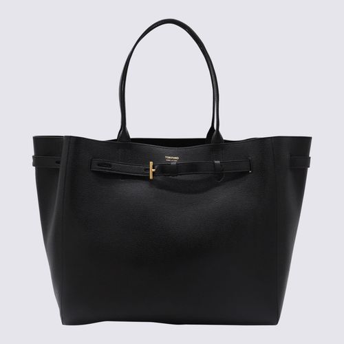 Tom Ford Black Leather Tote - Tom Ford - Modalova