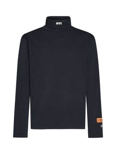 Hpny Embroidered Rollneck Sweatshirt - HERON PRESTON - Modalova