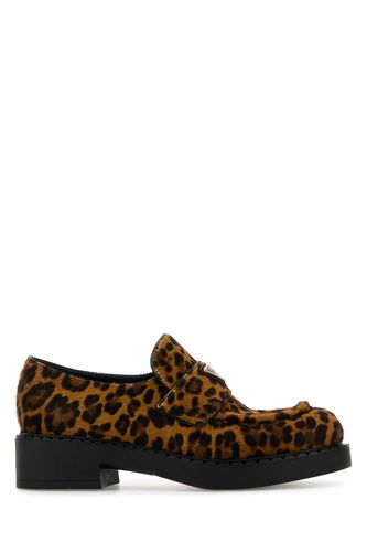 Prada Printed Calf Hair Loafers - Prada - Modalova