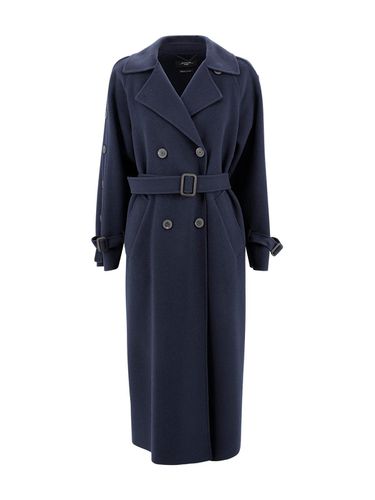 Double Breasted Trench Coat - Weekend Max Mara - Modalova