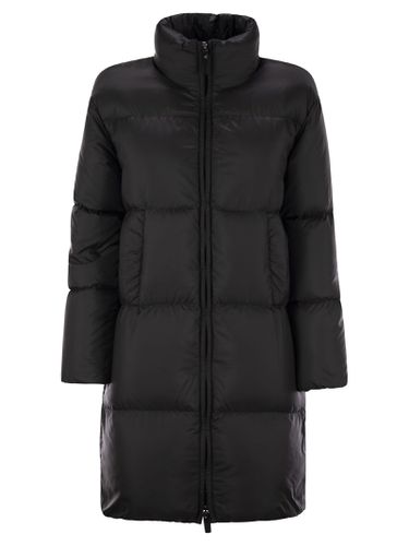 Seibi - Long Down Jacket In Anti-drip Canvas - Max Mara The Cube - Modalova