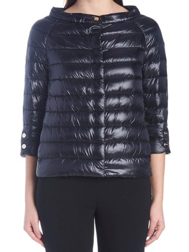 Herno Cropped Sleeve Down Jacket - Herno - Modalova