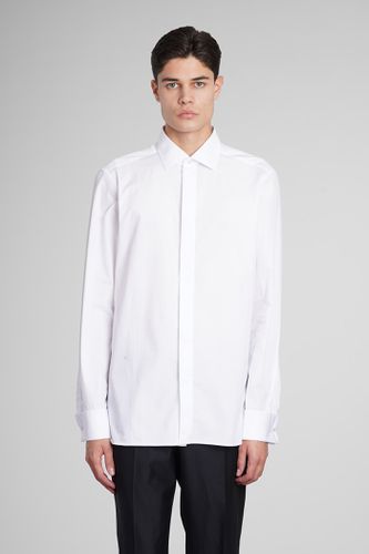 Zegna Shirt In White Cotton - Zegna - Modalova