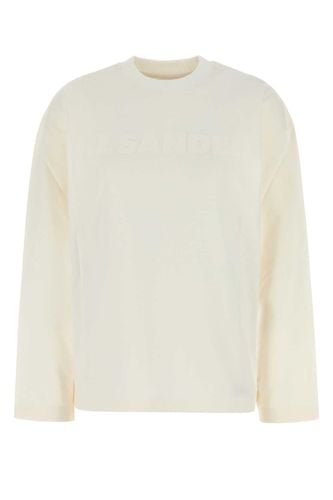 Jil Sander White Cotton T-shirt - Jil Sander - Modalova