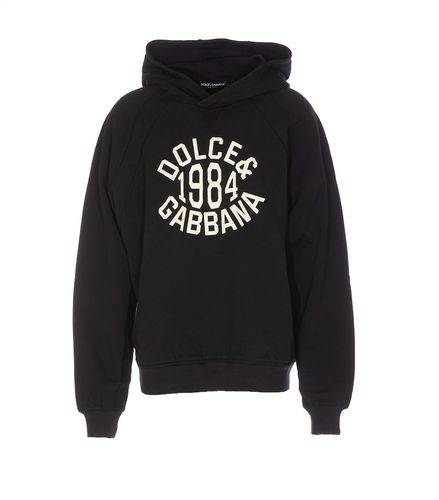 Dolce & Gabbana Logo Print Hoodie - Dolce & Gabbana - Modalova