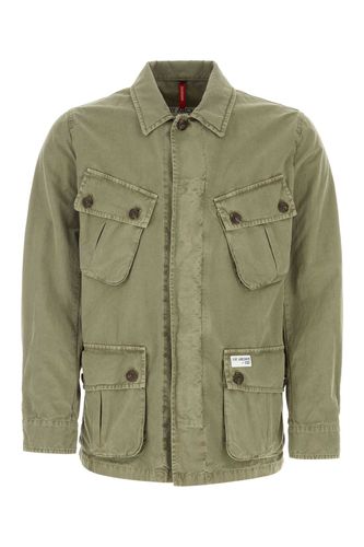 Fay Sage Green Cotton Jungle Jacket - Fay - Modalova