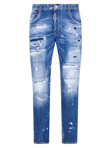Dsquared2 Destroyed Slim Fit Jeans - Dsquared2 - Modalova